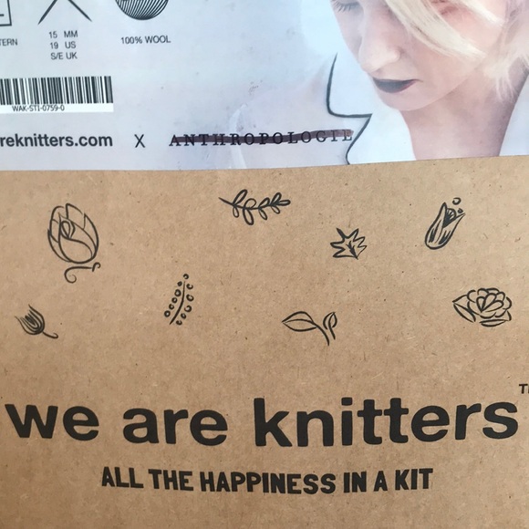 Anthropologie we are knitters hat kit new 🌟🌟 - Picture 3 of 5